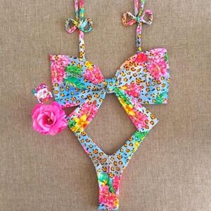 Tropical Cheetah Bikini Set